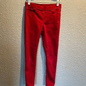 *3/$30* Girl's Size 8 Red Skinny Jeans